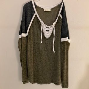 #74 Women’s Bobble Brooks Sheer Long Sleeve Top - Size M - NWT